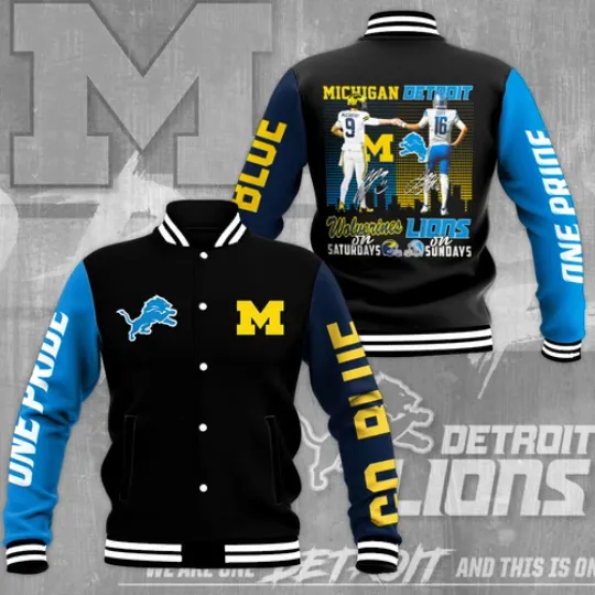 Michigan Wolverines Baseball Jacket For Fan