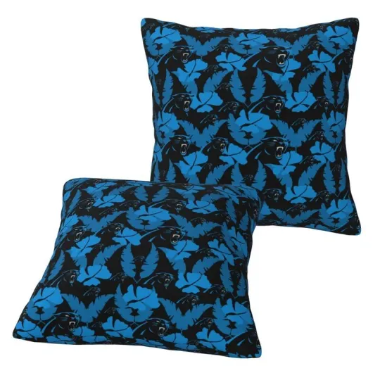 Carolina Panthers Throw Pillow, Gift For Football Lover