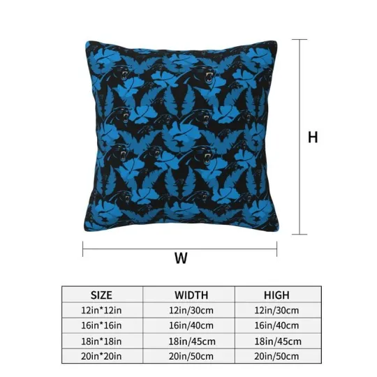 Carolina Panthers Throw Pillow, Gift For Football Lover