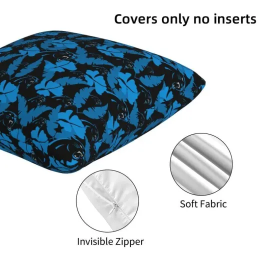 Carolina Panthers Throw Pillow, Gift For Football Lover