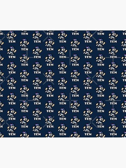 Tennessee Titans (Tecmo Super Bowl Football Player) Throw Blanket