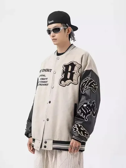 Sun-Moon Baseball Jacket