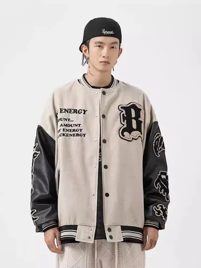 Sun-Moon Baseball Jacket