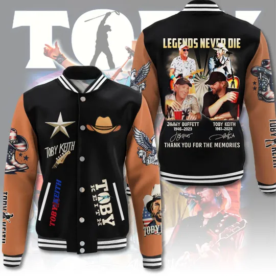 Toby Keith Music Baseball Jacket For Fan