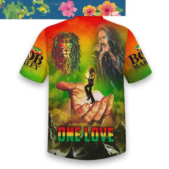 Bob Marley One Love Hawaiian Shirts