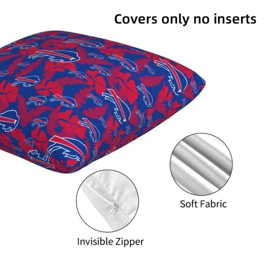Buffalo Bills Throw Pillow, Gift For Football Lover