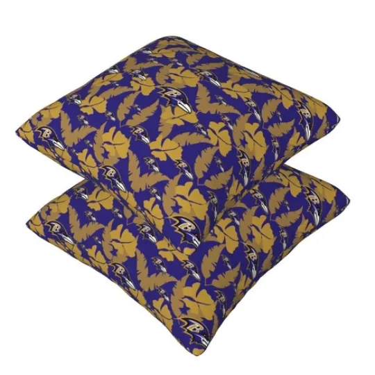 Baltimore Ravens Throw Pillow, Gift For Football Lover