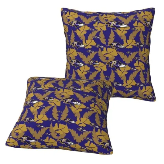 Baltimore Ravens Throw Pillow, Gift For Football Lover