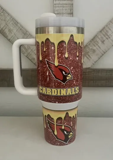 Arizonna Cardinals  Football 40oz Tumbler