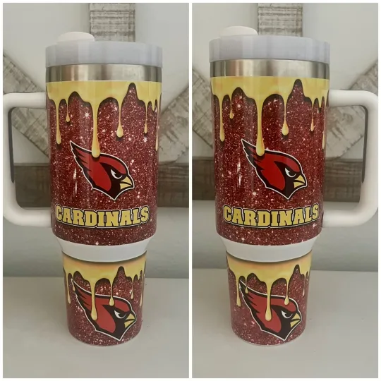 Arizonna Cardinals  Football 40oz Tumbler