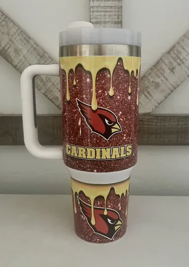 Arizonna Cardinals  Football 40oz Tumbler