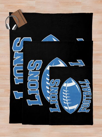 Art - Detroit Lions Throw Blanket