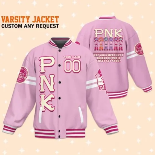 Custom Monster University PNK Uniform Jacket Baseball