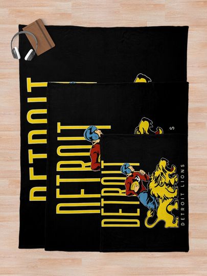 Detroit Lions Throw Blanket