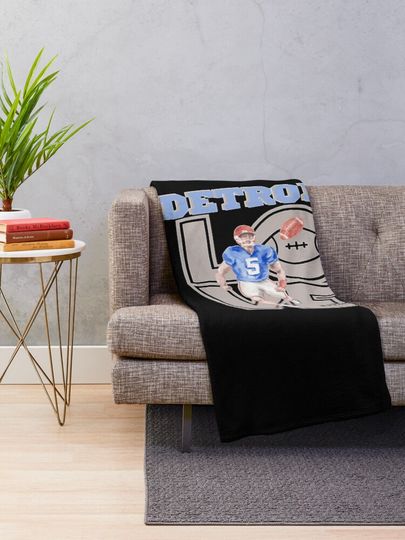 Detroit Sports3 Throw Blanket