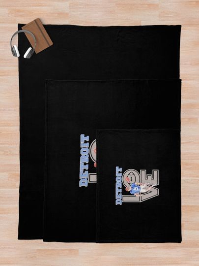 Detroit Sports3 Throw Blanket