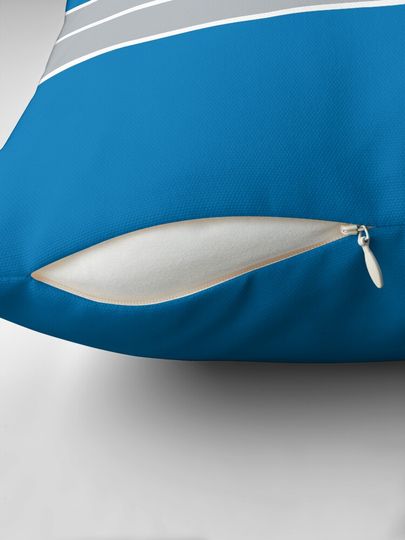 Detroit Lions Pattern Pillow