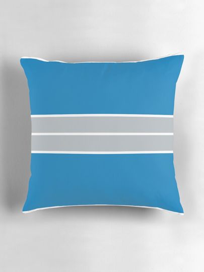 Detroit Lions Pattern Pillow