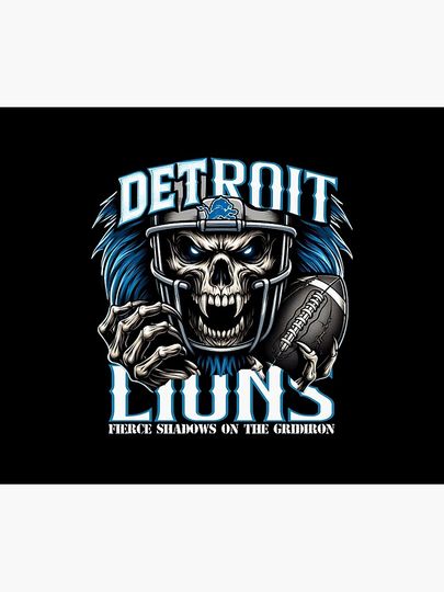 Art - Detroit Lions Throw Blanket