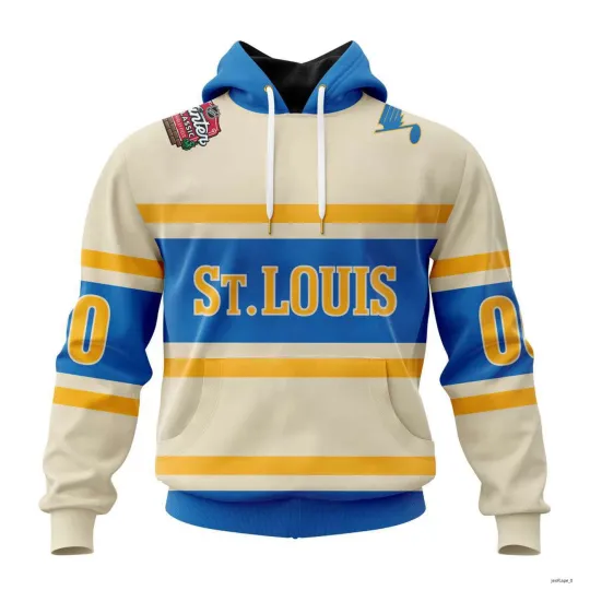 St. Louis Blues Personalized 2025 Winter 3D Hoodie