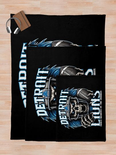 Art - Detroit Lions Throw Blanket