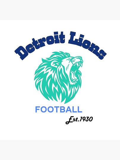 Detroit lions football Pillow