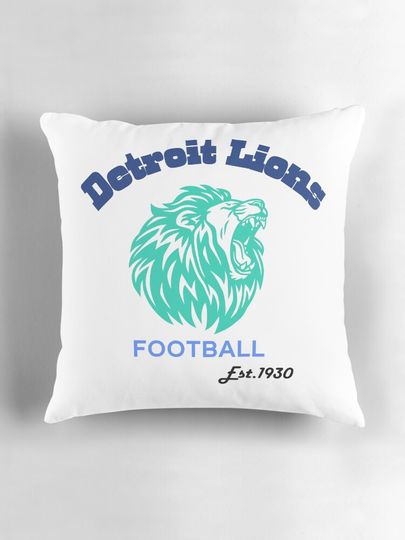 Detroit lions football Pillow