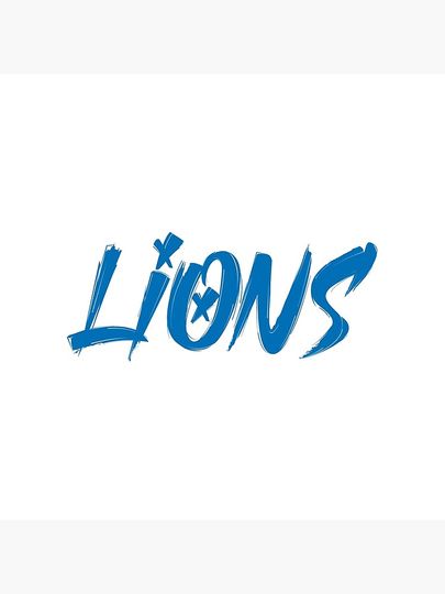 detroit lions Pillow