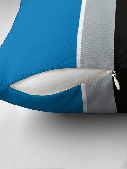 Detroit Lions Stripes Pillow