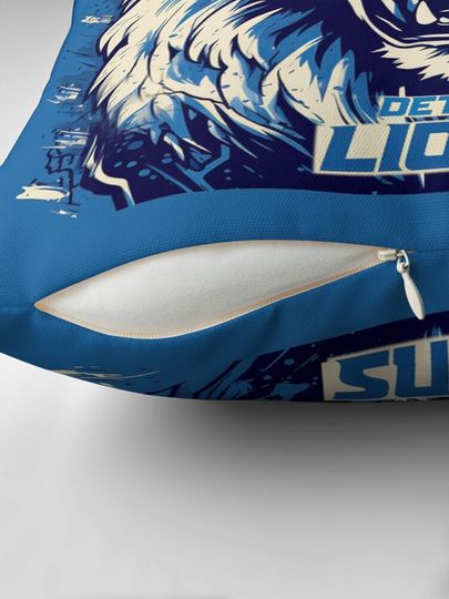 Detroit Lions Football Pillow