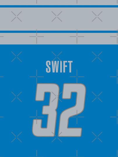 D'Andre Swift - Detroit Lions iPhone Case