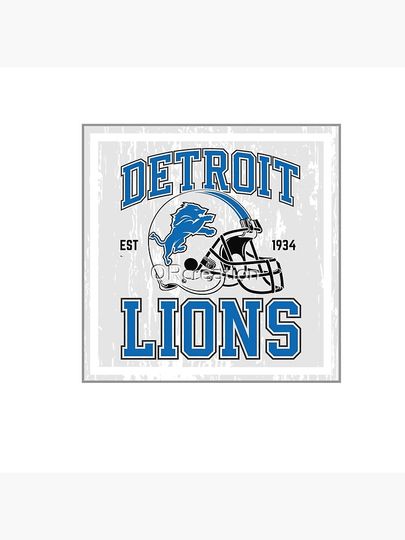 Detroit lions Pillow
