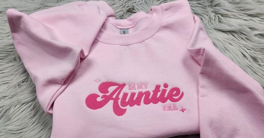 In My Auntie Era Embroidered Sweatshirt