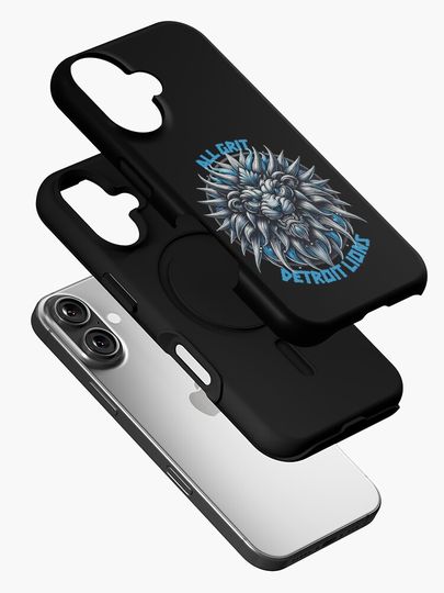 ALL GRIT DETROIT LIONS iPhone Case
