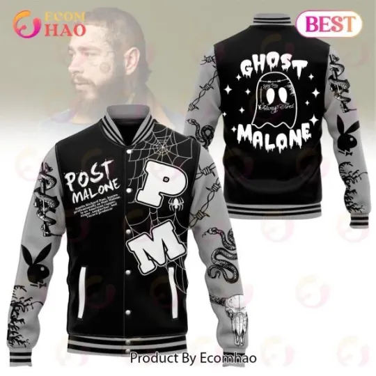 Post Malone – Ghost Malone Baseball Jacket