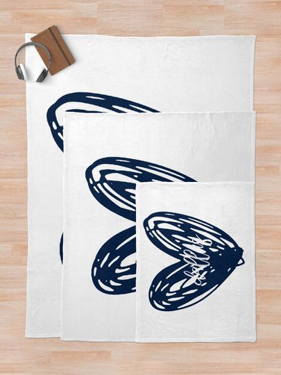 dallas cowboys heart   Throw Blanket
