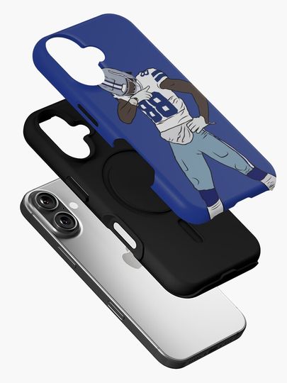 CeeDee Lamb Pointing Celebration iPhone Case