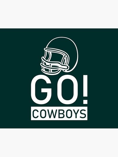 go cowboys   Throw Blanket
