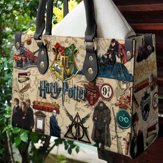 Harry Potter World Leather Handbag