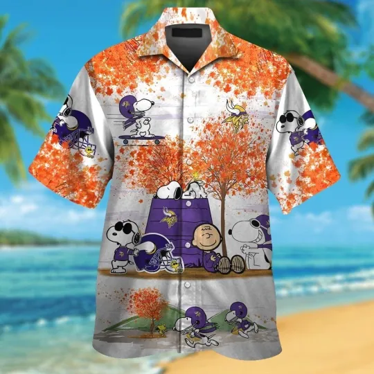 Minnesota Football Team Vikingss Hawaiian Shirt