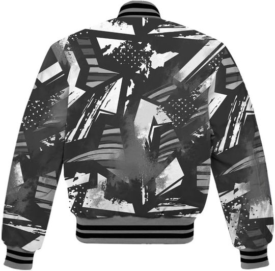 Dunkare Shirt To Match Retro Black Wolf Grey 12s Jacket, Streetwear Varsity Jacket, 12 Wolf Grey Shirt, Get Moneys Season Banknote Varsity Jacket