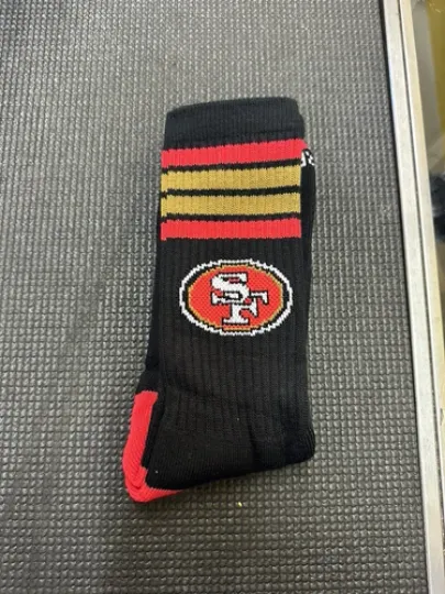 San Francisco 49ERS Mens football Team Crew  Socks