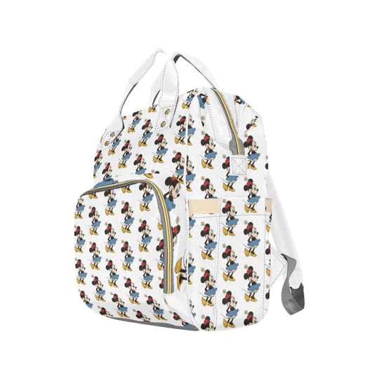 Minnie Mouse Diaper Bag Backpack | Minnie Mouse Backpack | Disney Diaper Bag | Disney Backpack | Minnie Mouse Bag | Disney Diaper Backpack |