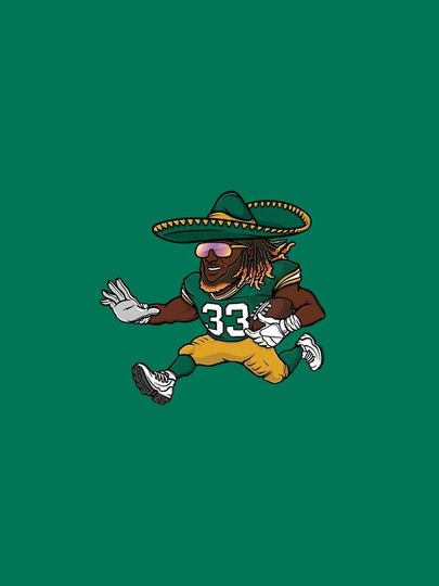 Aaron Jones Green Bay Packers Sombrero iPhone Case