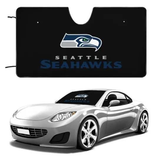 Seattle Seahawks Car Windshield Sunshade Car Accessories Car Sunshade Heatproof