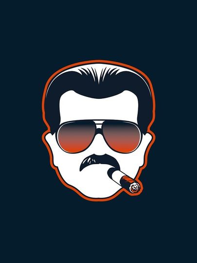 Mike Ditka Chicago Bears Cigar iPhone Case