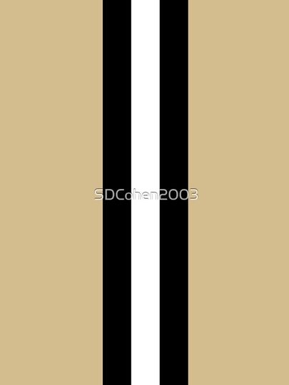 New Orleans Saints Stripes iPhone Case