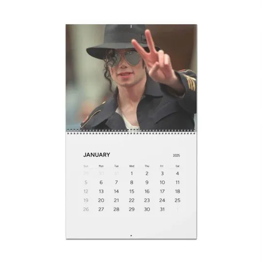 Michael Jackson 2025 Wall Calendar