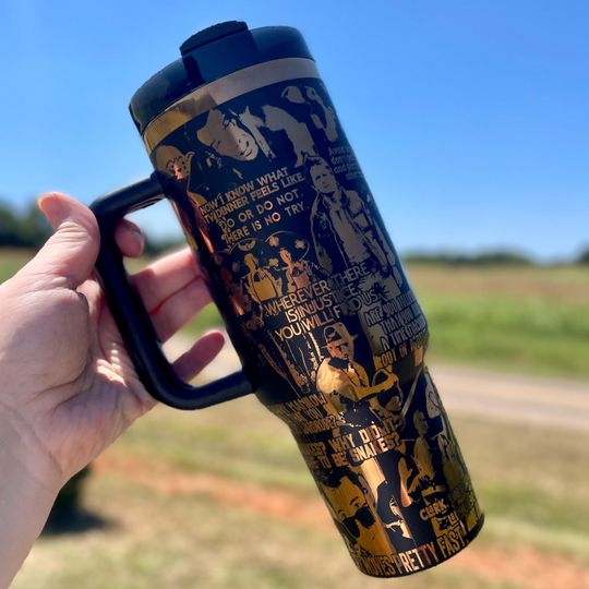 80s Movie Theme 40oz Engraved Tumbler