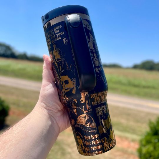 80s Movie Theme 40oz Engraved Tumbler